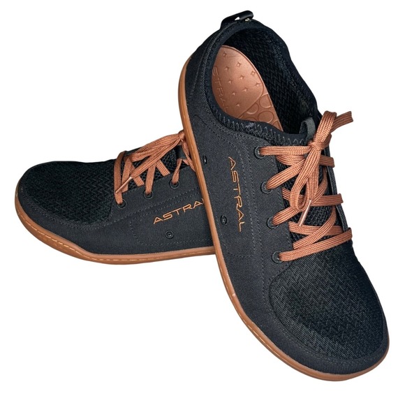 Astral Loyak Mens Water Shoes Black Brown G.15 Rubber Sole NCS22U2 Size 10 - Picture 1 of 7